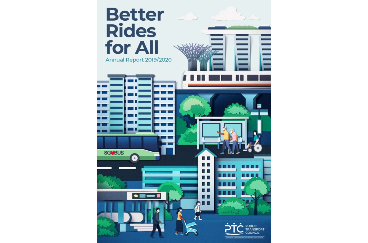 Cover of PTC's Annual report 2019-2020